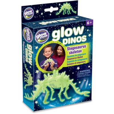 GlowStars Glow Dinos 3D kostra Stegosaurus
