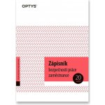 Optys 1221 Zápisník bezpečnosti práce pracovníka A5 nepropisovací 20 listů – Hledejceny.cz