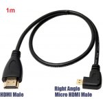 ROLLIN HIGH SPEED HDMI CABLE 4K HDMI to microHDMI PRAVÝ 1m GO_9023 – Hledejceny.cz