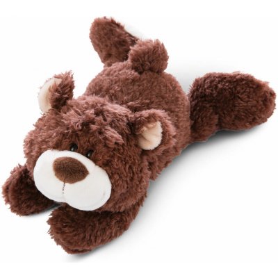 NICI Classic Bear Zelená Ležící Měkká medvěd Kakaově hnědá 47609 30 cm