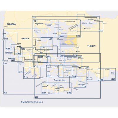 Námořní mapa Imray G27 Nísos Lésvos & the Coast of Turkey IMG27 – Sleviste.cz