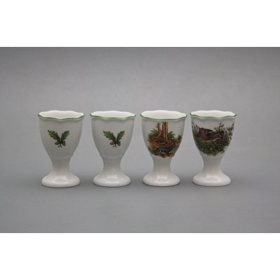 Bohemia Porcelán 1987 Kalíšek na vejce Rokoko Lesní zvěř ZL – Zboží Dáma