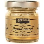 Pentart tekutý kov 30 ml bílá zlatá – Zboží Dáma