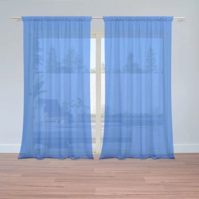 Sablio Záclony Královská modrá: 2ks 150x250cm – Hledejceny.cz