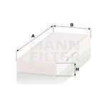 MANN-FILTER Filtr, vzduch v interiéru CU 28 010 – Hledejceny.cz