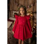 Lily Grey s krajkou a hvězdičkami červené – Zboží Dáma