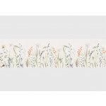 AG Design WB-8485 Samolepící bordura Jemný Květ, rozměry 5 m x 13,8 cm – Zboží Dáma