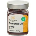 Natural Pyré švestkové bez přidaného cukru a konzervantů 250 g – Zboží Dáma