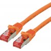 síťový kabel Roline 21.15.2672 RJ45, CAT 6 S/FTP, 2m, oranžový