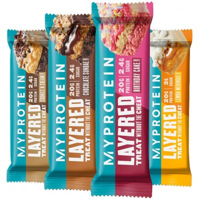 MyProtein Šestivrstvá proteinová tyčinka 60 g – Zboží Mobilmania