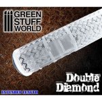 Green Stuff World Rolling Pin Double Diamond, texturovací váleček – Hledejceny.cz