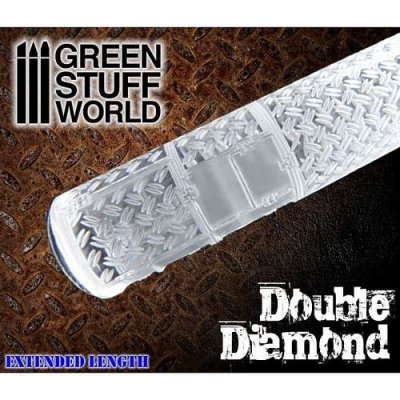 Green Stuff World Rolling Pin Double Diamond, texturovací váleček – Hledejceny.cz