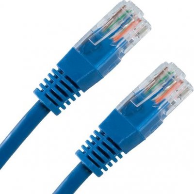 XtendLan PK_6UTP005blue Cat 6 UTP 0,5m, modrý – Zbozi.Blesk.cz