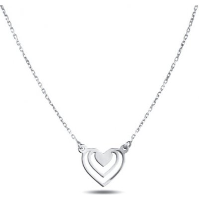 Lillian Vassago srdce bílé zlato LLV82-GN015W – Zboží Dáma