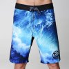 Koupací šortky, boardshorts Pitcha šortky SPLASHER BOARDshort plavky black /blue