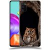 Pouzdro a kryt na mobilní telefon Samsung Pouzdro ACOVER Samsung Galaxy A41 A415F s motivem Owl