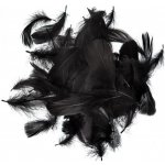 DP Craft Peříčka 5-12 cm, 10 g černá – Zboží Mobilmania