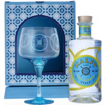 Malfy Gin Con Limone mit Glas 41% 0,7 l (karton) – Sleviste.cz