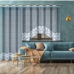 Dekorační žakárová záclona s řasící páskou DONKA 90 bílá 300x90 cm MyBestHome – Hledejceny.cz