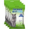 Stelivo pro kočky Premium Cat Bentonitové hrudkující stelivo jablko 4 x 5 l