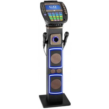 Auna KaraBig karaoke zařízení Bluetooth LED 7'' TFT CD USB vestavěný reproduktor
