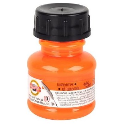 KOH-I-NOOR Tuš barevná oranžová 20 g – Zboží Dáma