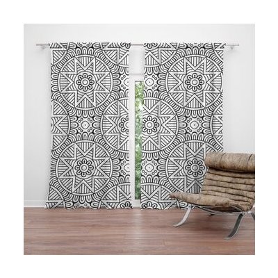 Sablio Závěs Hvězdy mehendi: 2ks 140x250cm – Hledejceny.cz
