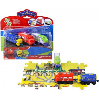 Chuggington sada vláčků Wilson, Brewster a Koko puzzle. – Zboží Dáma