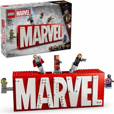 LEGO® Marvel 76313 Logo MARVEL a minifigurky – Zboží Živě