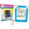 Kreslící tabulka Magic Illuminated Drawing Board Šablony Fixy Modrá