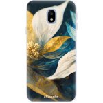 Pouzdro iSaprio - Gold Petals - Samsung Galaxy J3 2017 – Sleviste.cz