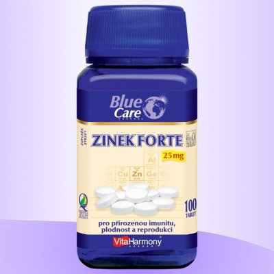 Vitaharmony Zinek Forte 25mg 100 tablet – Hledejceny.cz