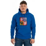 FAN LOGO NATHAN STÁTNÍ ZNAK NÁŠIVKA mikina modrá royal – Sleviste.cz