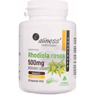 Aliness Rhodiola rosea 500 mg 60 kapslí – Hledejceny.cz