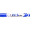 Popisovač Deli Think Whiteboard Marker U002 popisovač 2 5 mm modrý