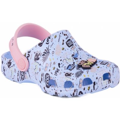 Coqui Dětské boty do vody 8701 candy blue baby pink Girl PWR amulet Little Frog lt.fuchsia candy blue – Zboží Mobilmania