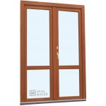 Kömmerling balkonové dveře 70 AD O+OS klapačka s příčkou levé zlatý dub/bílá 120 x 210 cm oboustranná klika + FAB + hlin – Hledejceny.cz