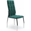 Jídelní židle Rauman Darwin zelená / stříbrná