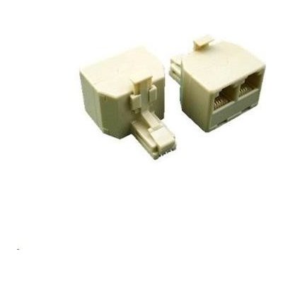 Dvojspojka 2 x RJ11 6p4c Cat.3 (3 x Female) 4205 – HobbyKompas.cz