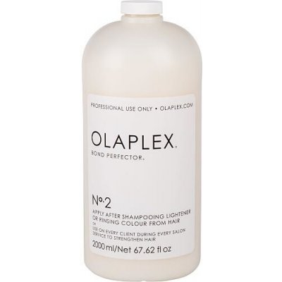 Olaplex obnovující péče snižující poškození vlasů při barvení s pumpičkou (Bond Perfector N°.2) 2000 ml – Sleviste.cz