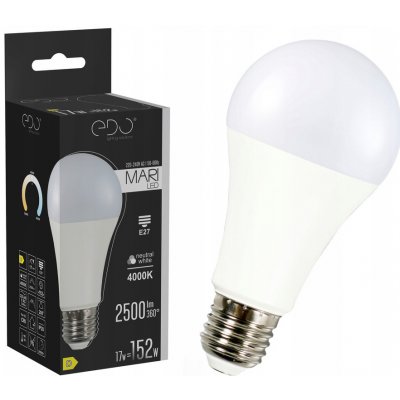 Edo Solutions MARI B LED E27 17W 4000K neutrální NW 2500lm žárovka – Hledejceny.cz