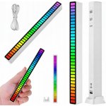 Verk 12278 LED ambientní RGB osvětlení USB s dobíjecí baterií černé – Zboží Mobilmania