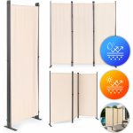 MultiGarden Skládací zahradní paraván, 3 panely, 167x164 cm, béžová – Zboží Dáma