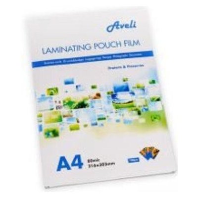 Laminovací fólie AVELI A4/160mic (2x80), lesklé, XRT-00027 – Zboží Mobilmania