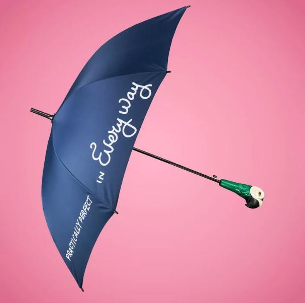 CurePink Disney Mary Poppins deštník skládací modrý od 649 Kč - Heureka.cz