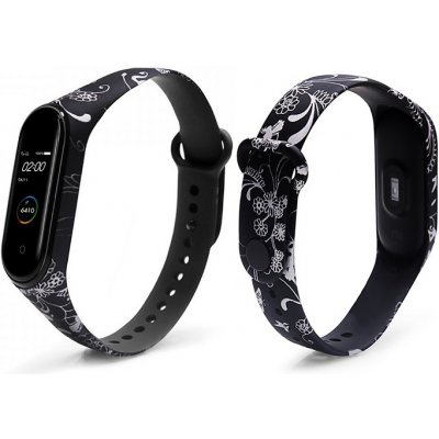 Xiaomi Mi Band 3/4 náhradní náramek Bílé květinky MBSCZ-IMGSTKV – Zbozi.Blesk.cz