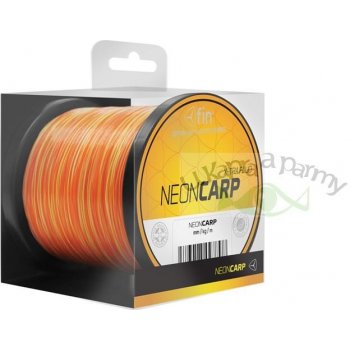 FIN NEON CARP yellow orange 1200m 0,26mm 10,8lb