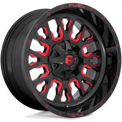 Fuel D612 STROKE 10x20 6x139,7 ET19 gloss black red tinted clear – Sleviste.cz