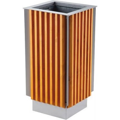 MEVA-TEC Venkovní odpadkový koš dřevěný 65 l. – Zbozi.Blesk.cz