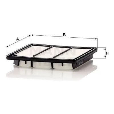 MANN FILTER Vzduchový filtr C 23 094 – Hledejceny.cz